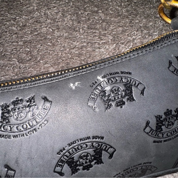 Black Juicy Couture VINTAGE Y2K Chain Shoulder Bag - Picture 6 of 12